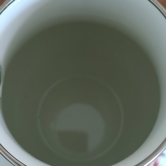 Camp MacKenzie Childs Enameled Coffee Pot and Platter - Picture 6 of 8